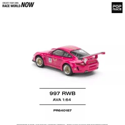 Pop Race RWB 997 AVA 1/64 Miniature Car JAPAN OFFICIAL