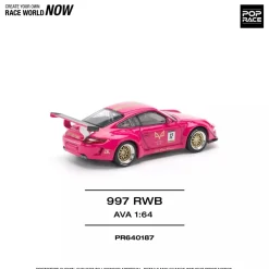 Pop Race RWB 997 AVA 1/64 Miniature Car JAPAN OFFICIAL