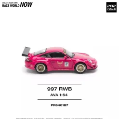 Pop Race RWB 997 AVA 1/64 Miniature Car JAPAN OFFICIAL