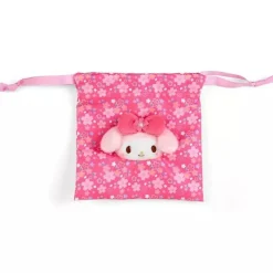 Nakajima Corporation Other Toys & Hobbies|Sanrio Characters*Sanrio Character My Melody Boa Face Drawstring Bag Sakura Kimono JAPAN OFFICIAL