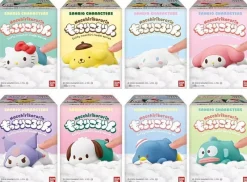 BANDAI Sanrio Characters Mocchiri Kororin Collection Candy Toy Mascot Figure Set of 8