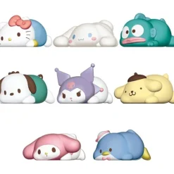 BANDAI Figure*Sanrio Characters Mocchiri Kororin Collection Candy Toy Mascot Figure Set of 8