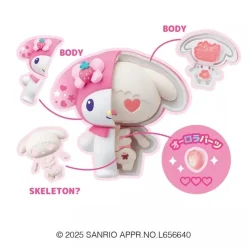MegaHouse Sanrio Characters*Sanrio Characters My Melody / Kuromi Dissection Puzzle Fantasy JAPAN OFFICIAL
