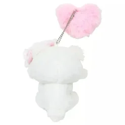 Sanrio Charmy Kitty Mascot Holder Heisei Born Character Fluffy Heart Plush JAPAN