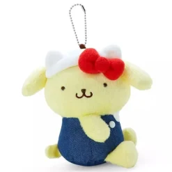 Sanrio HELLO everyone! Pompompurin Mascot Plush Key Chain JAPAN OFFICIAL