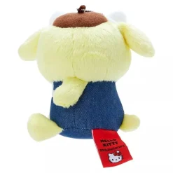 Sanrio HELLO everyone! Pompompurin Mascot Plush Key Chain JAPAN OFFICIAL