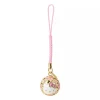 Sanrio Hello Kitty Bell Charm Strap Pink 302783 JAPAN OFFICIAL