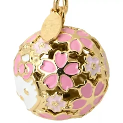 Sanrio Hello Kitty Bell Charm Strap Pink 302783 JAPAN OFFICIAL