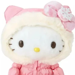 Sanrio Hello Kitty Fluffy Winter Plush Doll JAPAN OFFICIAL