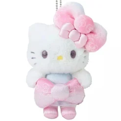 Sanrio Hello Kitty Mascot Holder 50th The Fashionable Ribbons Plush JAPAN