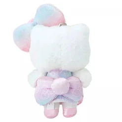 Sanrio Hello Kitty Mascot Holder 50th The Fashionable Ribbons Plush JAPAN