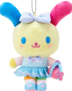 Sanrio Mascot Holder Usahana Gakuen Kirameki Club Plush JAPAN OFFICIAL