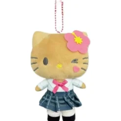 Sanrio Mascot Pouch Gal 2 Hello Kitty Brown Plush JAPAN OFFICIAL