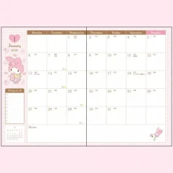Sanrio My Melody A5 Datebook 2025 Schedule Book JAPAN OFFICIAL