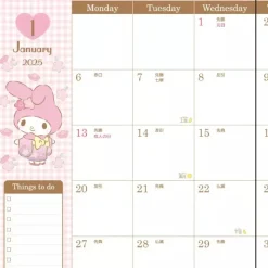 Sanrio My Melody A5 Datebook 2025 Schedule Book JAPAN OFFICIAL