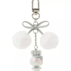 Sanrio My Melody Fluffy Snow Rabbit Keychain JAPAN OFFICIAL
