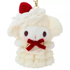Sanrio My Melody Mascot Bag Charm Strawberry Sponge Cake JAPAN OFFICIAL