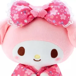 Nakajima Corporation Plush Toy|Sanrio Characters*Sanrio My Melody Sakura Kimono Pink S Size Plush Doll JAPAN OFFICIAL