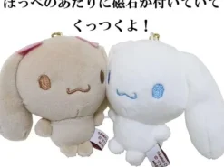 Sanrio Plush Toy|Sanrio Characters*Nikonui Cinnamoroll & Moca Plush Mascot Keychain JAPAN OFFICIAL