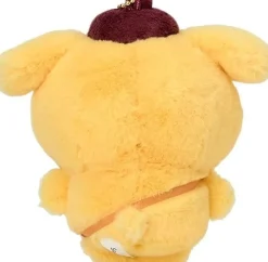 Sanrio Plush Toy*Pom Pom Purin x Chiikawa Mascot Holder Usagi Plush JAPAN OFFICIAL