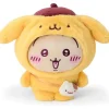 Sanrio Pom Pom Purin x Chiikawa Usagi Plush Doll JAPAN OFFICIAL
