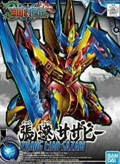 BANDAI SD Gundam Sangoku Soketsuden Jinagi Zhang Yuya Sazabi-Colored Model Kit ZA-317