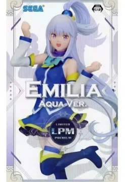 SEGA Re Zero Emilia Aqua ver Limited Premium Figure LPM JAPAN OFFICIAL