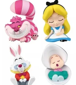 TAKARA TOMY ARTS Shoulder Zun Fig. Disney Alice in Wonderland Set of 4 Capsule Toy Figure JAPAN