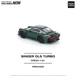 Pop Race Other Toys & Hobbies*Singer DLS Turbo Road Green 1/64 Miniature Car JAPAN OFFICIAL