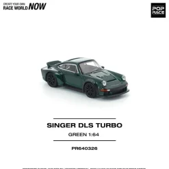 Pop Race Other Toys & Hobbies*Singer DLS Turbo Road Green 1/64 Miniature Car JAPAN OFFICIAL