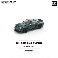Pop Race Other Toys & Hobbies*Singer DLS Turbo Road Green 1/64 Miniature Car JAPAN OFFICIAL