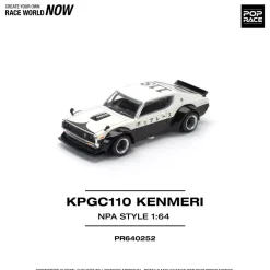 Pop Race SKYLINE GT-R V8 Drift NPA Style 1/64 Miniature Car JAPAN OFFICIAL