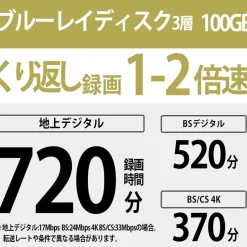 Sony Consumer Electronics*Blu-ray BD-RE XL BDXL 3D Printable Disc 10 Pack 10BNE3VEPS2 JAPAN OFFICIAL