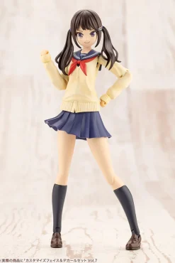 Kotobukiya Figure*Sousai Shoujo Teien Customized Face & Decal Set Vol.7 Yuki Madoka B Model kit