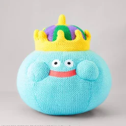 Square Enix Plush Toy*Dragon Quest Smile Slime Amigurumi King Slime Plush Doll JAPAN