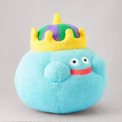 Square Enix Plush Toy*Dragon Quest Smile Slime Amigurumi King Slime Plush Doll JAPAN