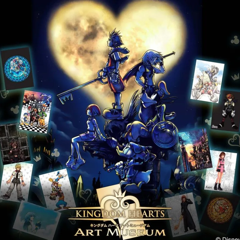 Square Enix Kingdom Hearts Art Museum Booster Pack Box TCG JAPAN OFFICIAL