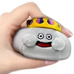 Square Enix Plush Toy*Smile Slime Let's Squeeze! Dragon Quest Metal King Plush JAPAN