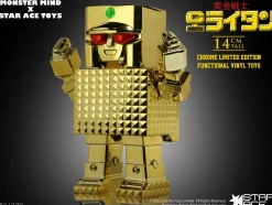 Star Ace Toy x Monster Mind Gold Lightan Golden Warrior Gold Plating Ver. Figure