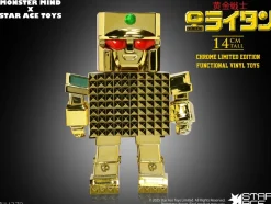 Star Ace Toy x Monster Mind Gold Lightan Golden Warrior Gold Plating Ver. Figure