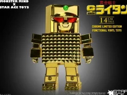 Star Ace Toy x Monster Mind Gold Lightan Golden Warrior Gold Plating Ver. Figure