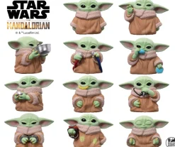 Ensky Star Wars*Star Wars Mandalorian Grogu Soft Vinyl Puppet Mascot 11 Pack BOX Figure JAPAN