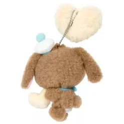 Sanrio Sugar Bunnies Kurousa Mascot Holder Heisei Born Character Fluffy Heart Plush