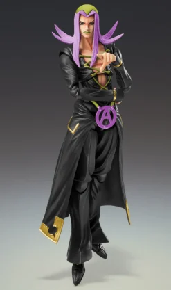 Medicos Entertainment Super Action Statue JoJo's Bizarre Adventure Leone Abbacchio Ver.BLACK Figure