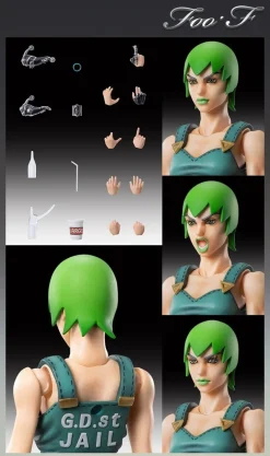 Medicos Entertainment Jojo'S Bizarre Adventure*Super Action Statue JoJo's Bizarre Adventure Part 6 Stone Ocean Foo Fighters