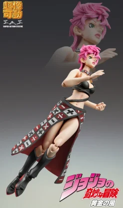 Medicos Entertainment Super Action Statue JoJo's Bizarre Adventure Part. V Trish Una Ver. BLACK Figure