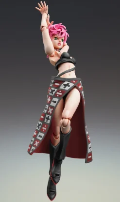 Medicos Entertainment Super Action Statue JoJo's Bizarre Adventure Part. V Trish Una Ver. BLACK Figure