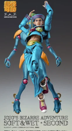 Medicos Entertainment Figure*Super Action Statue JoJo's Bizarre Adventure 8 Soft & Wet Second Action Figure