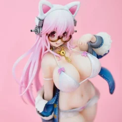 Union Creative Super Sonico White cat ver. Figure JAPAN OFFICIAL