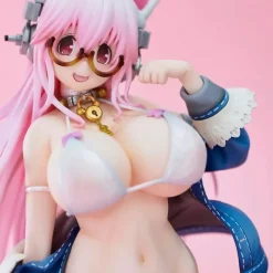 Union Creative Super Sonico White cat ver. Figure JAPAN OFFICIAL
